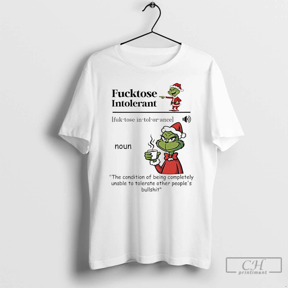 Classic Grinch Fucktose Intolerant Christmas 2025