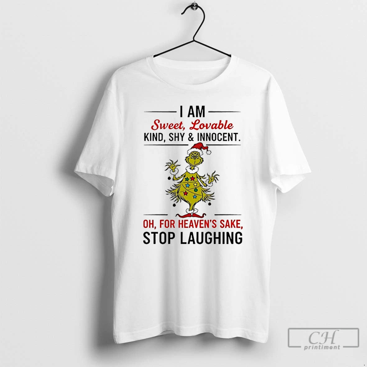Classic Grinch I Am Sweet Lovable Kind Shy And Innocent Christmas 2025 T Shirts Sweater