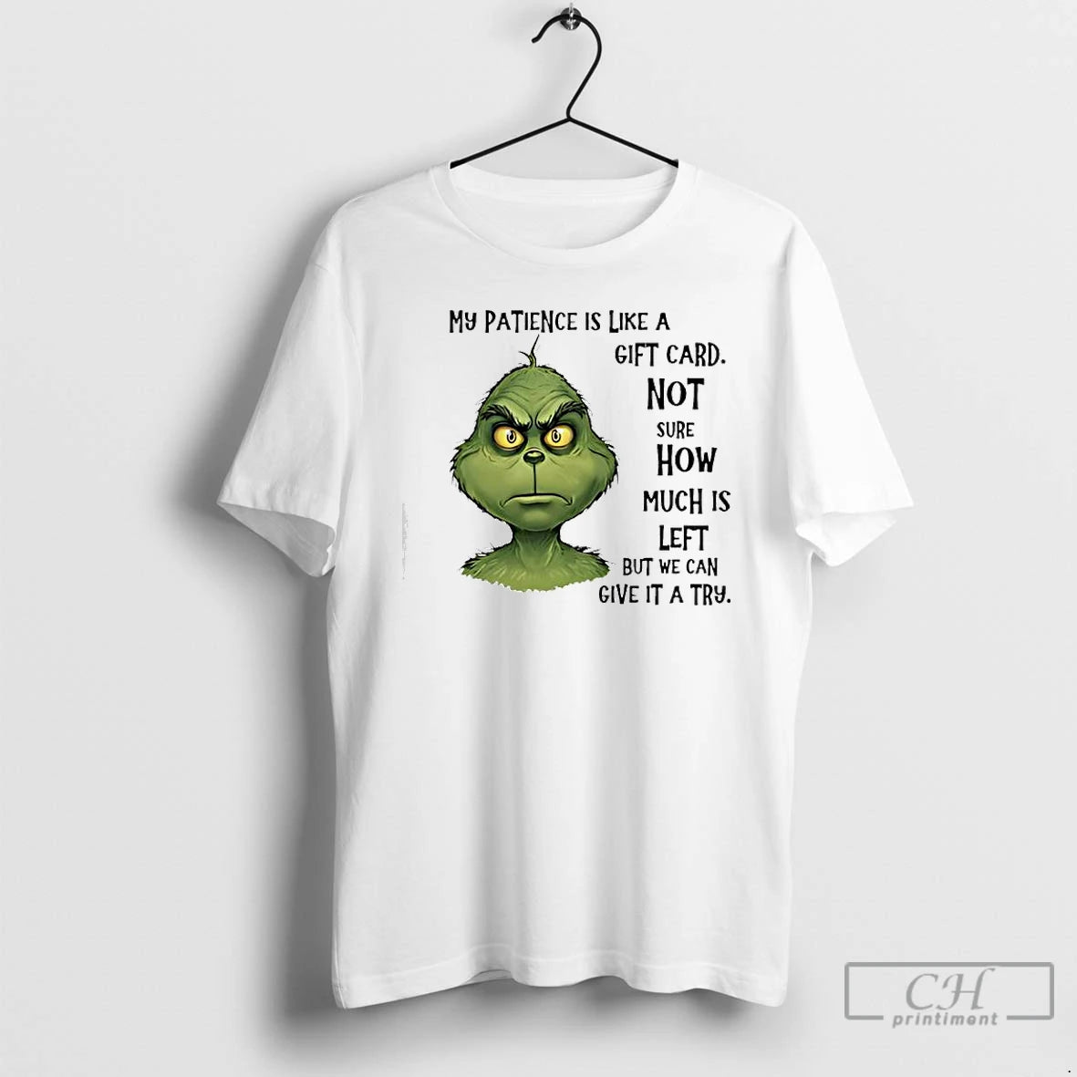 Classic Grinch My Patience Is Like A Gift Card