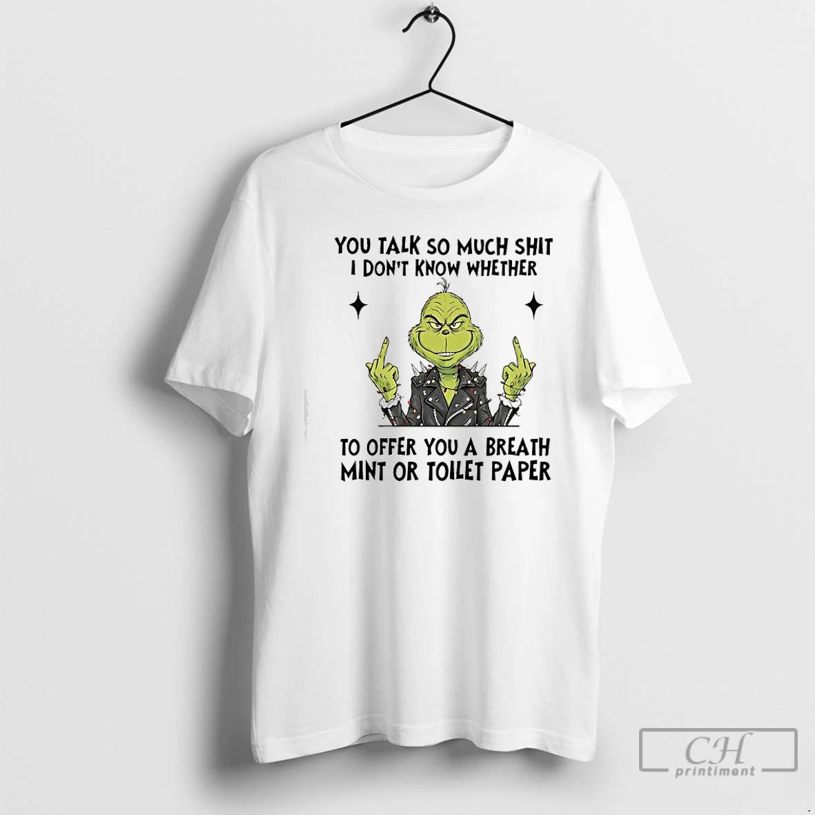 Classic Grinch Rock Suit You Talk So Much Shit I Dont Know Whether To Offer