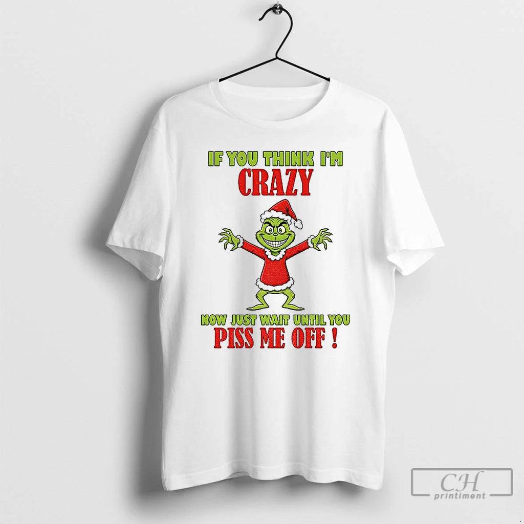 Classic Grinch Santa Hat Ive Met My Quota For Stupid People Merry Christmas T Shirts