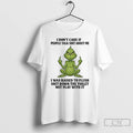 Classic Grinch Santa Middle Finger I Dont Care If People Talk Shit About Me