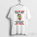 Classic Grinch Short Cranky Woman Hated By Many Loved By Plenty Heart Chirstmas 2025
