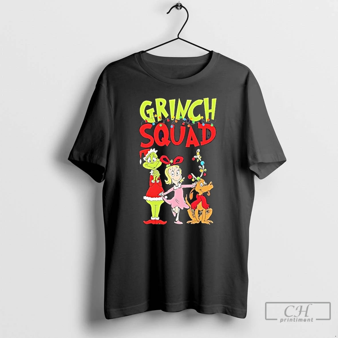 Classic Grinch Squad Retro Christmas Stylish