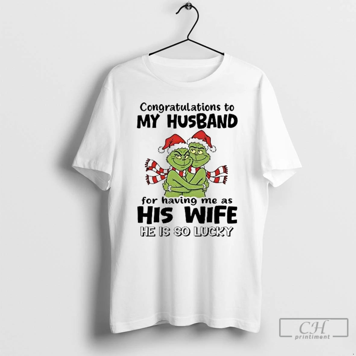 Classic Grinch Congratulations To My Husband For Having Me As His Wife T Shirts Sweater