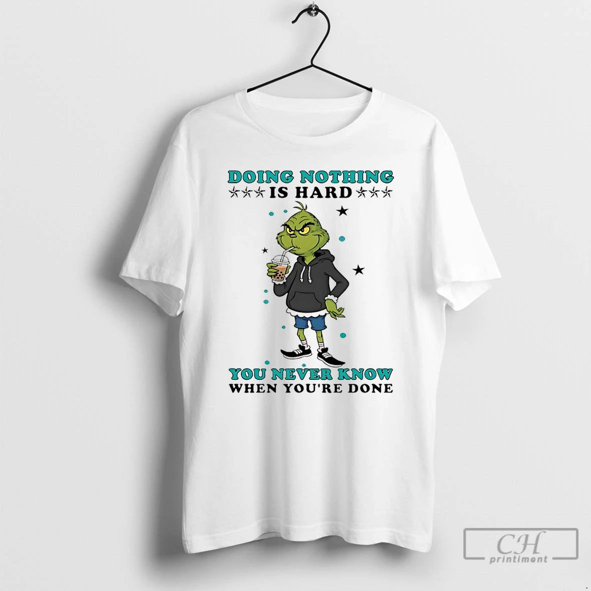 Classic Grinch Doing Nothing Is Hard You Never Know When Youre Done T Shirts Sweater