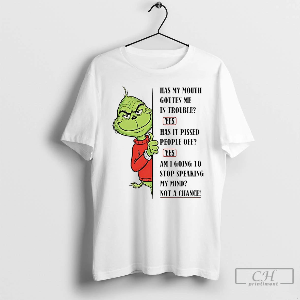 Classic Grinch Has My Mouth Gotten Me In Trouble Yes Has It Pissed People Off