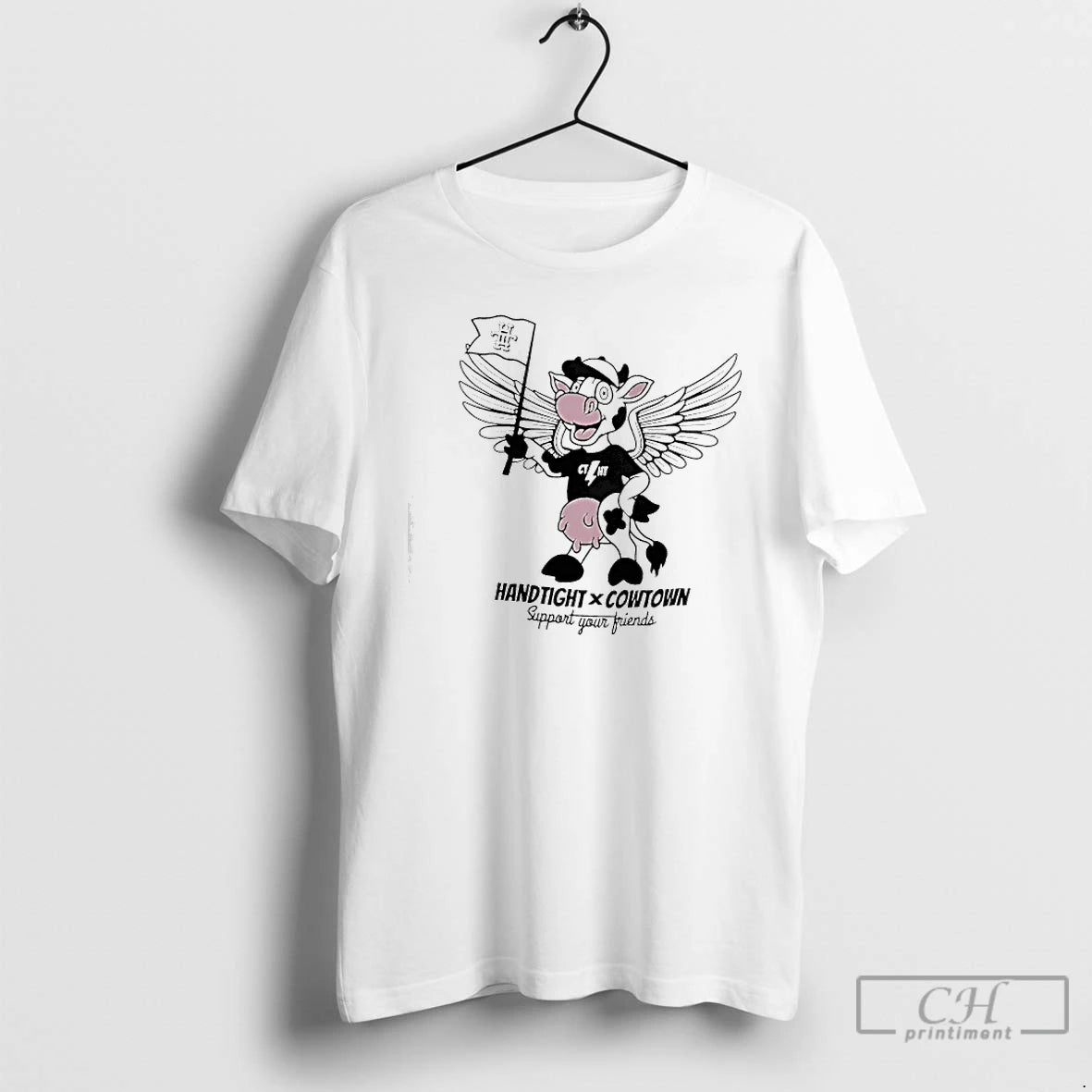 Classic Hand Tight X Cowtown Support Yur Friends Cow Graphic