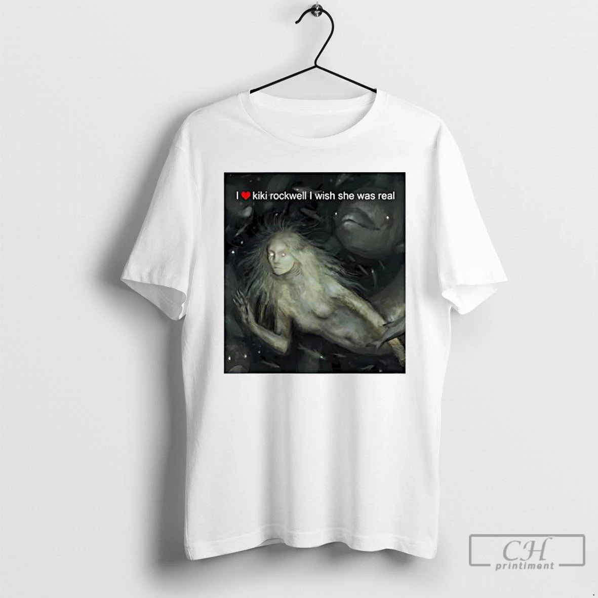 Classic Hauntingly Beautiful Girl I Love Kiki Rockwell I Wish She Was Real T Shirts