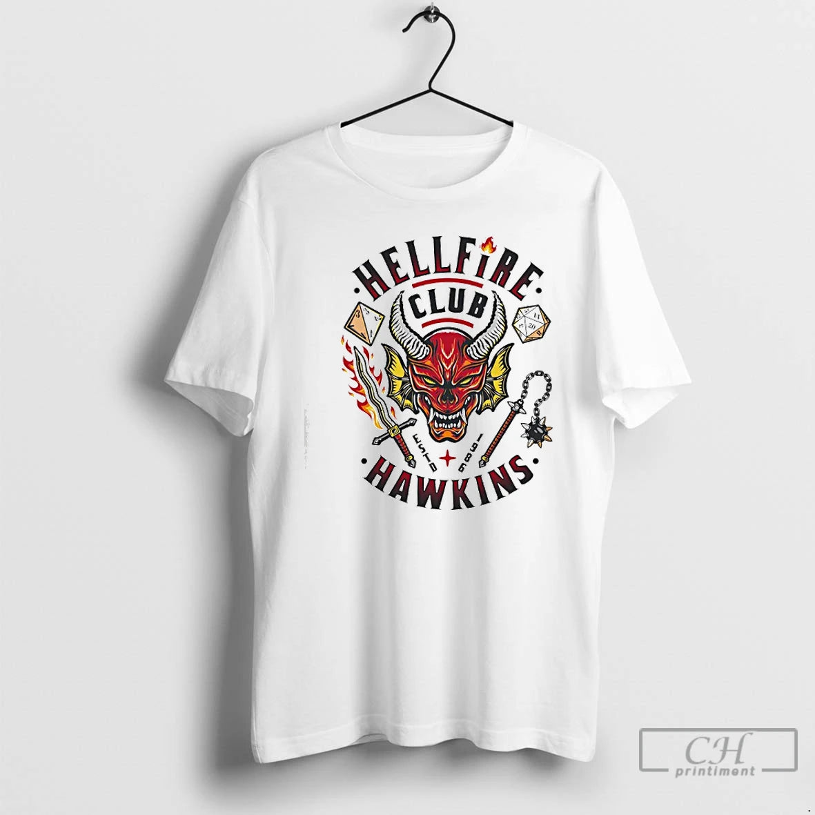 Classic Hellfire Club Hawkins Graphic