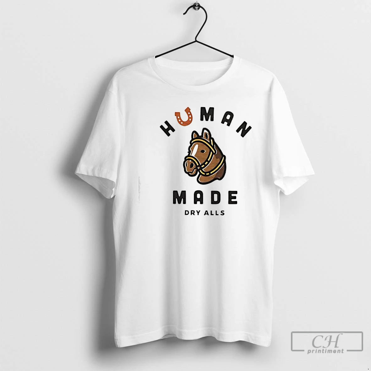 Classic Human Made Dry Alls Horse Graphic