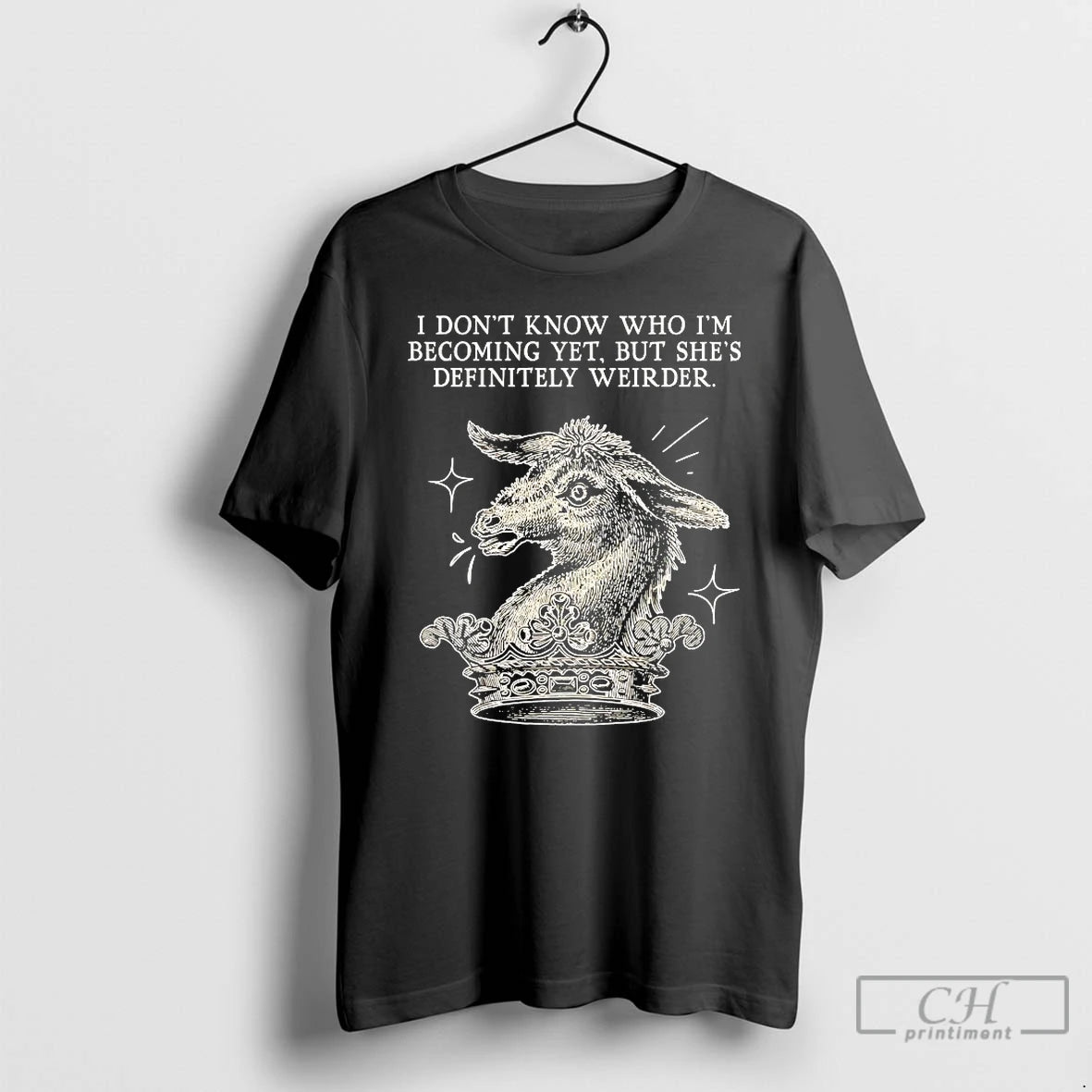 Classic I Dont Know Who Im Becoming Yet But Shes Definitely Weirder T Shirts Sweater