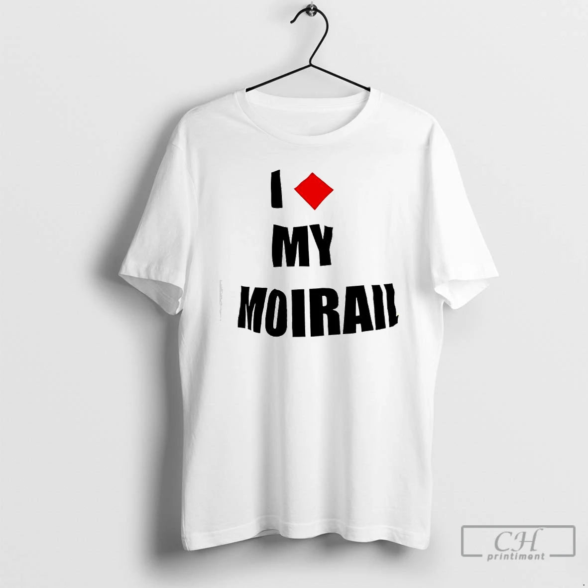 Classic I Love My Moirail Heart Graphic