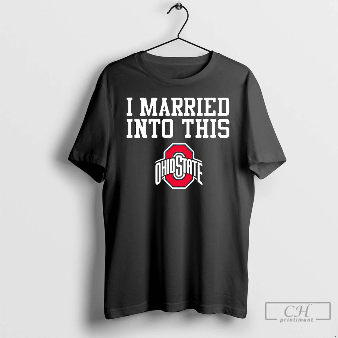 Classic I Married Into This Ohio State Logo