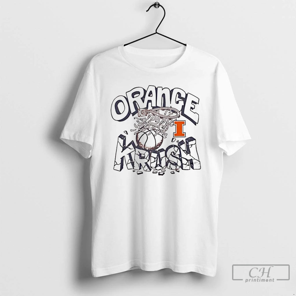 Classic Illinois Fighting Illini Basketball Orange Krush