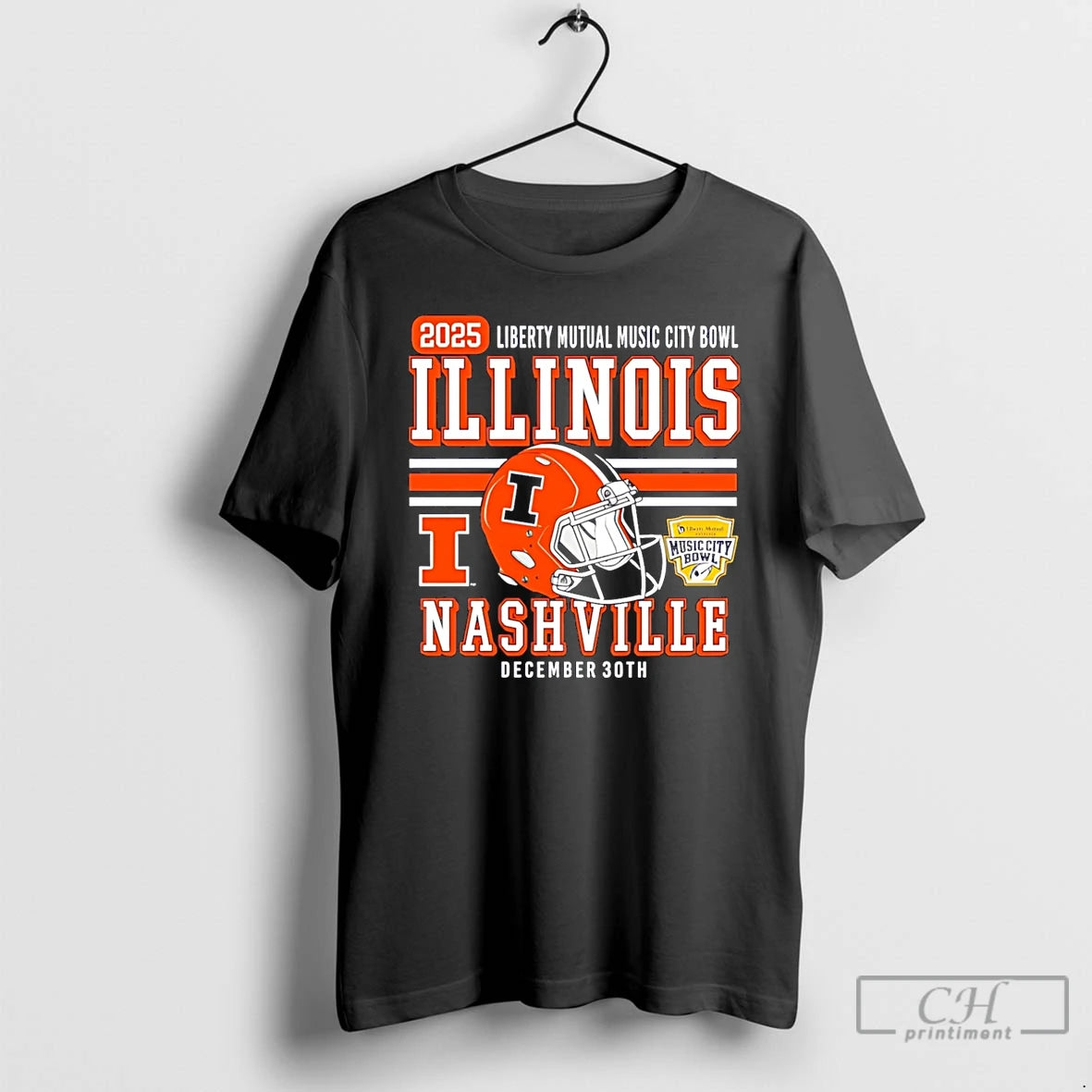 Classic Illinois Fighting Illini Football 2025 Music City Bowl