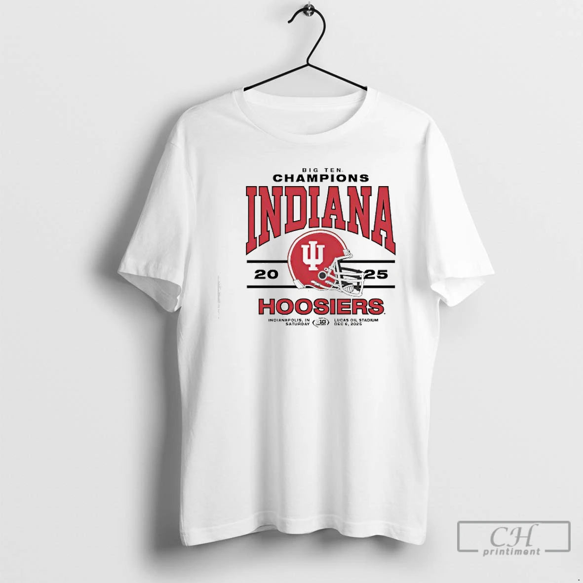 Classic Indiana 2025 Big Ten Champs Ringer Graphic