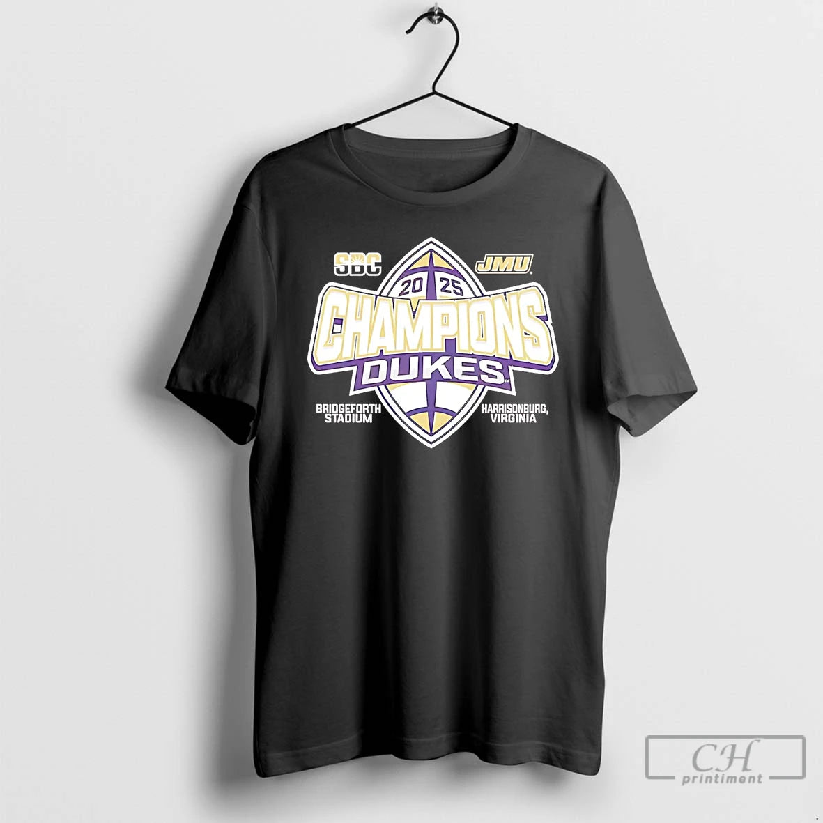 Classic James Madison Dukes 2025 Sun Belt Football Champions