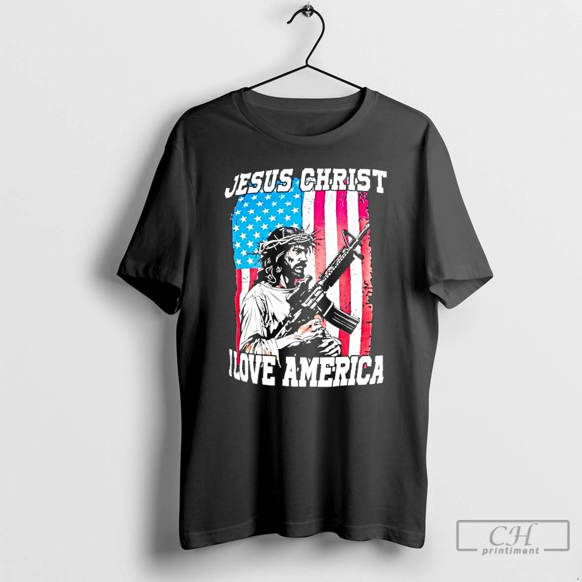Classic Jesus Christ I Love America