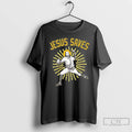 Classic Jesus Saves Pitching Baseball