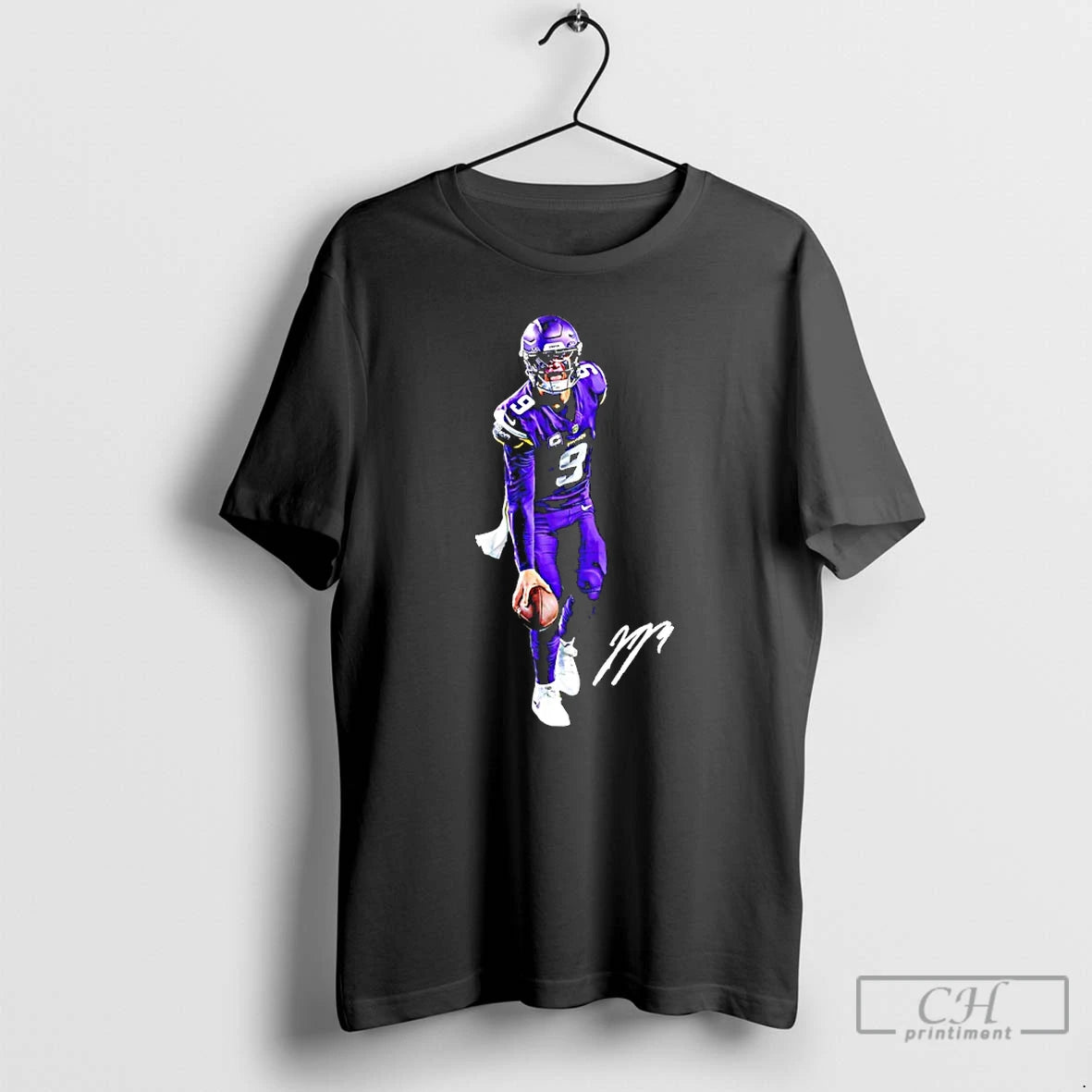 Classic Jj Mccarthy Minnesota Vikings Griddy Signature