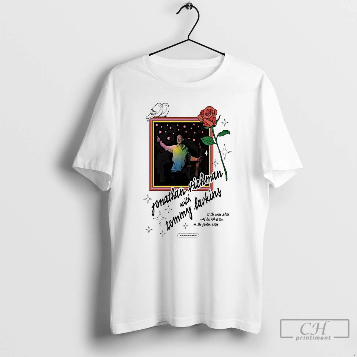 Classic Jonathan Richman With Tommy Larkins Event Santa Cruz On Dec 10 2025 T Shirts
