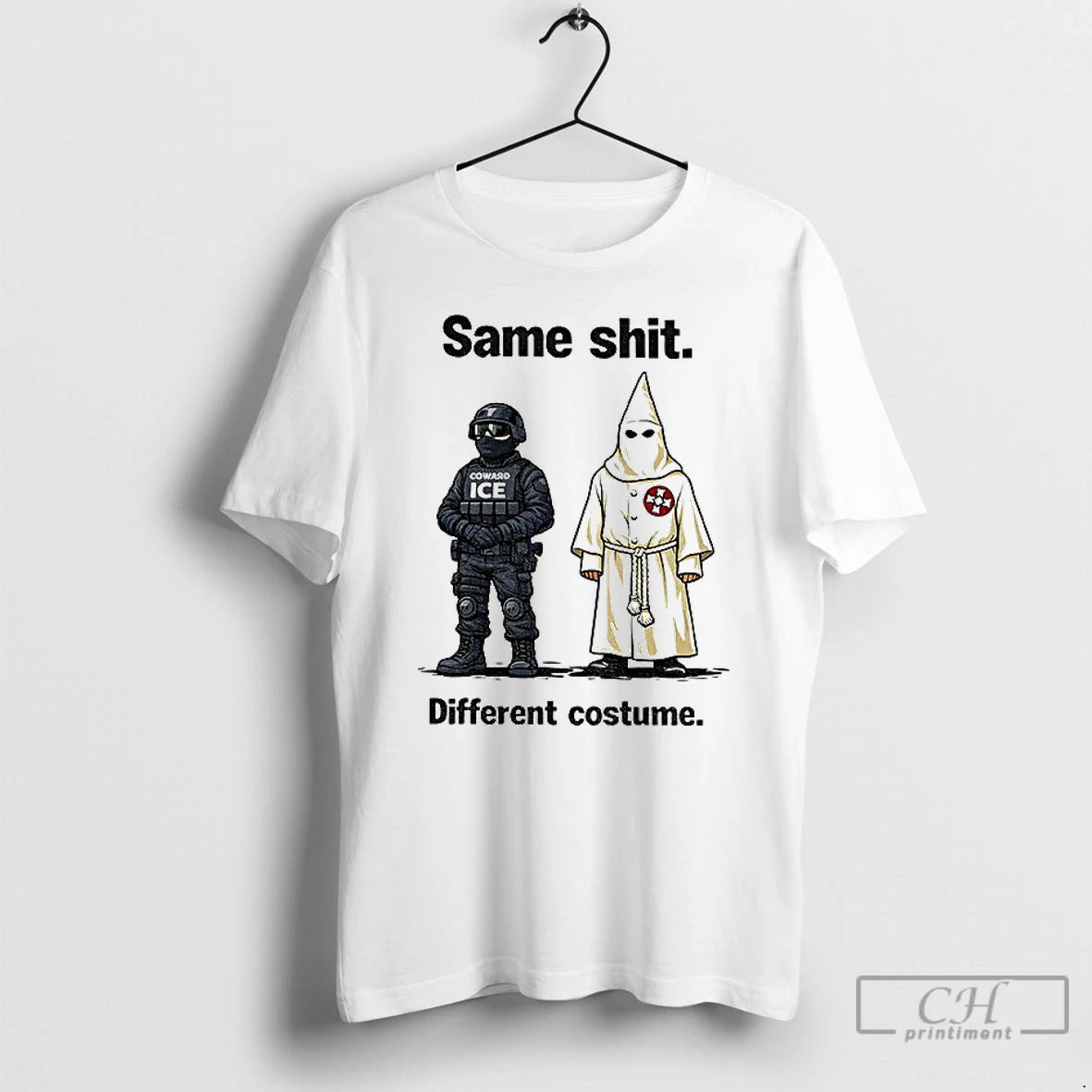 Classic Kkk Coward Ice Same Shit Different Costume