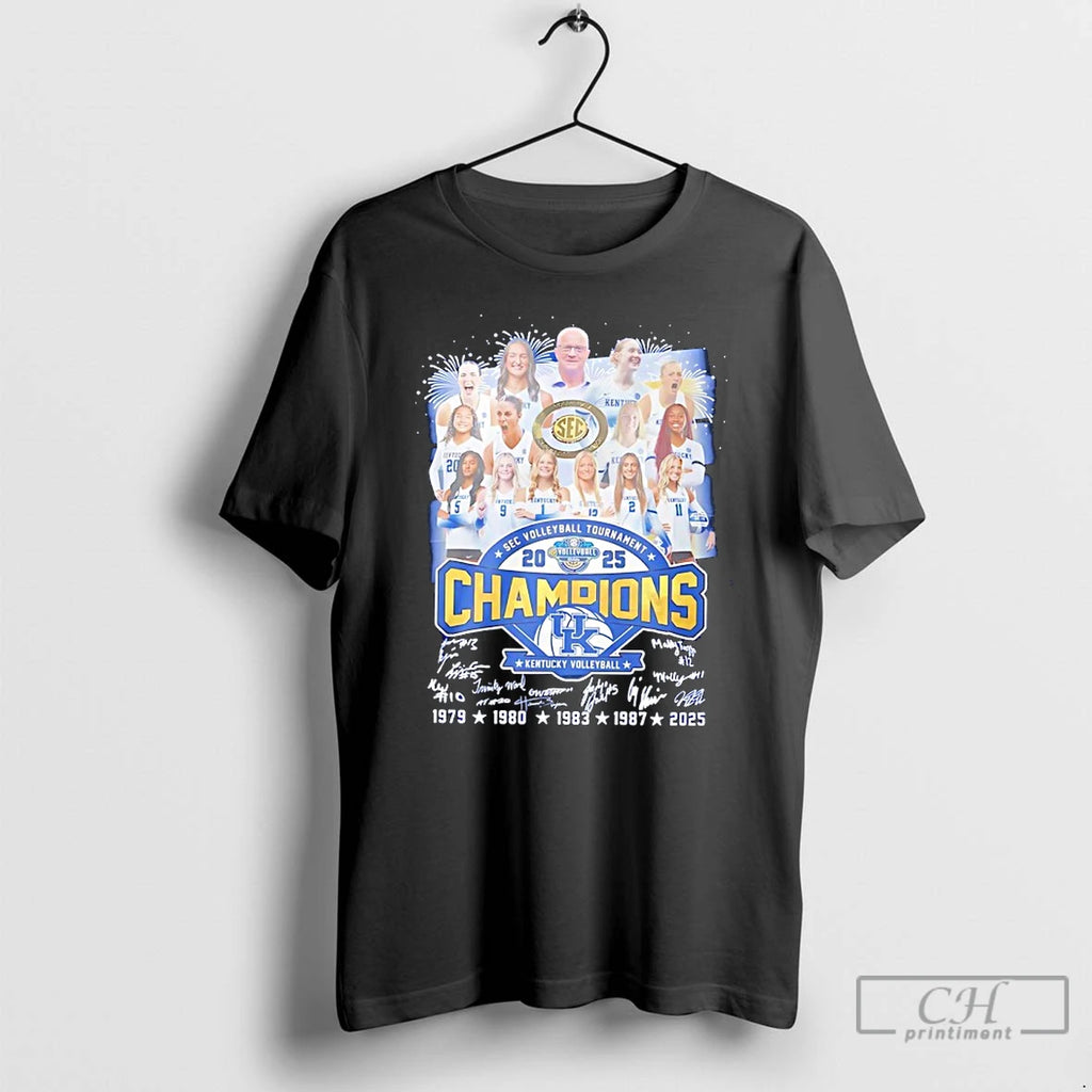 Classic Kentucky Wildcats Sec Womens Volleyball Champions 2025 5 Time