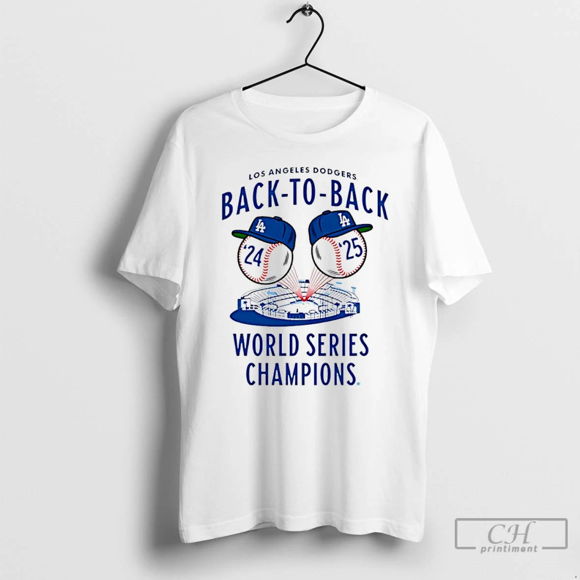 Classic La Dodgers Back To Back Jacks World Series Champs 2024 25 T Shirts Sweater
