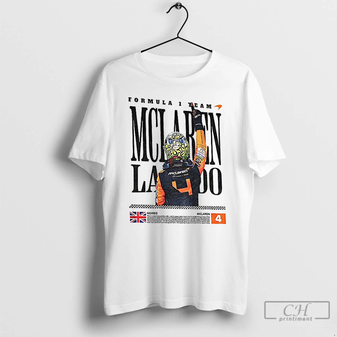 Classic Lando Mclaren F1 Racing Graphic