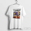 Classic Lean Gamble Beer Titties Yeah I Support Lgbt Graphic