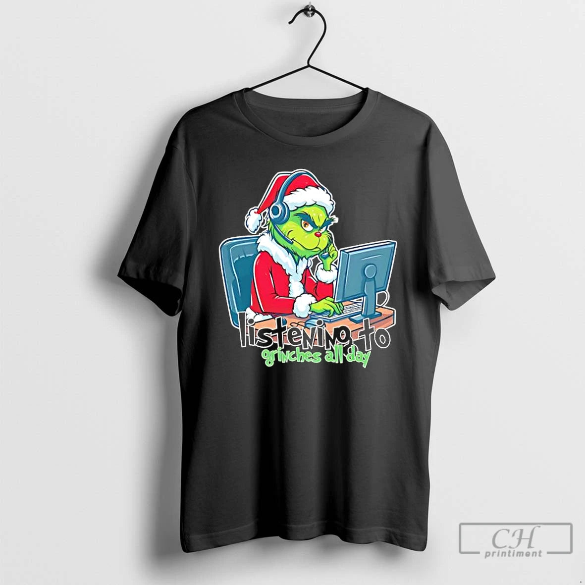 Classic Listening To Grinches All Day Christmas Grinch Telesale
