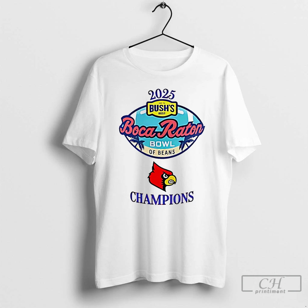 Classic Louisville Cardinals 2025 Boca Raton Bowl Football Champions