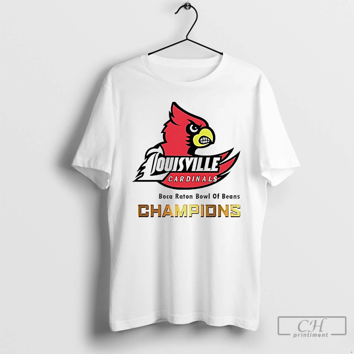 Classic Louisville Football Roca Raton Bowl Of Beans Champions Logo