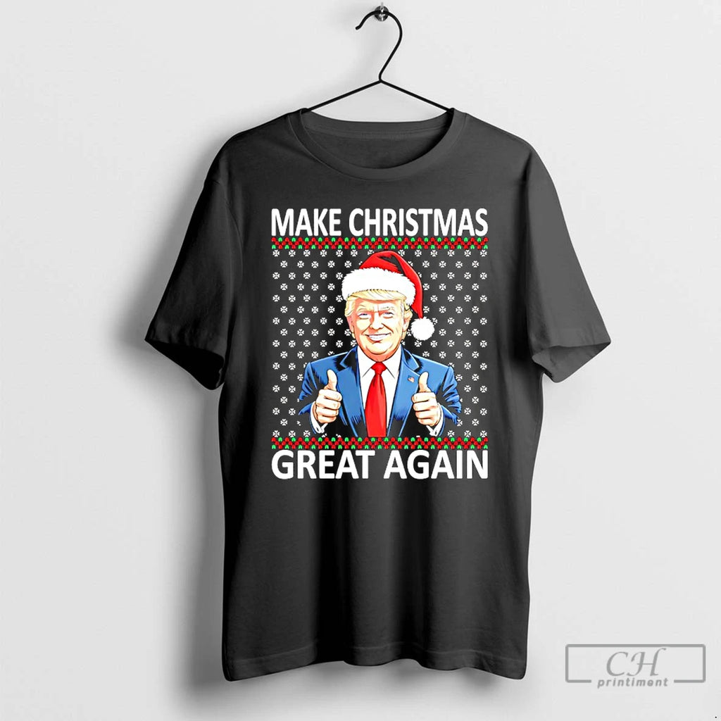 Classic Make Christmas Great Again Funny Trump
