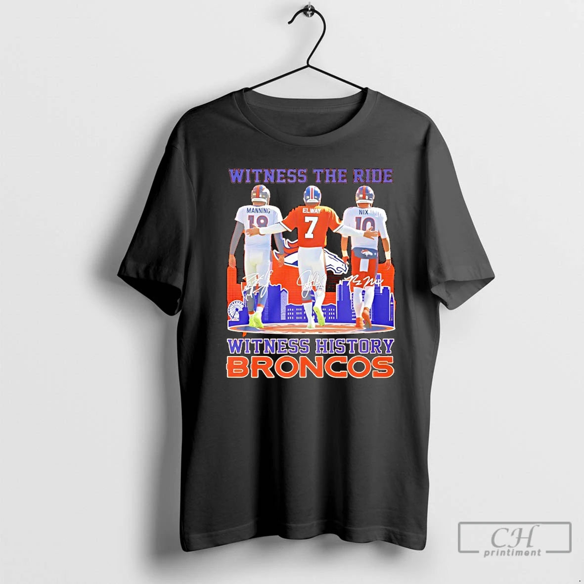 Classic Manning Elway Nix Witness The Ride Witness History Broncos