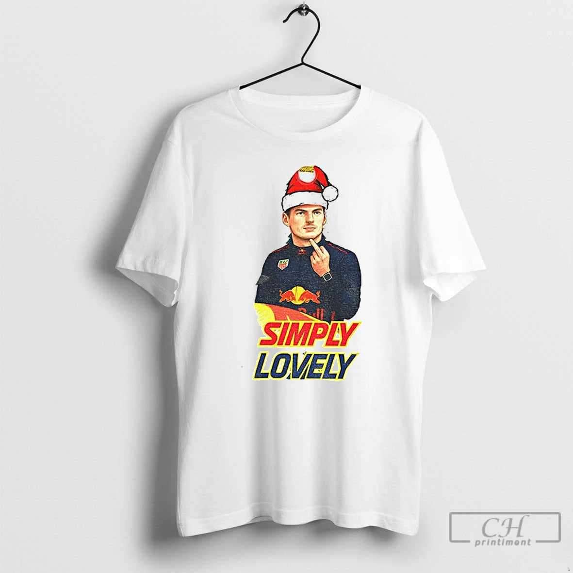Classic Max Verstappen Middle Finger Christmas Simply Lovely