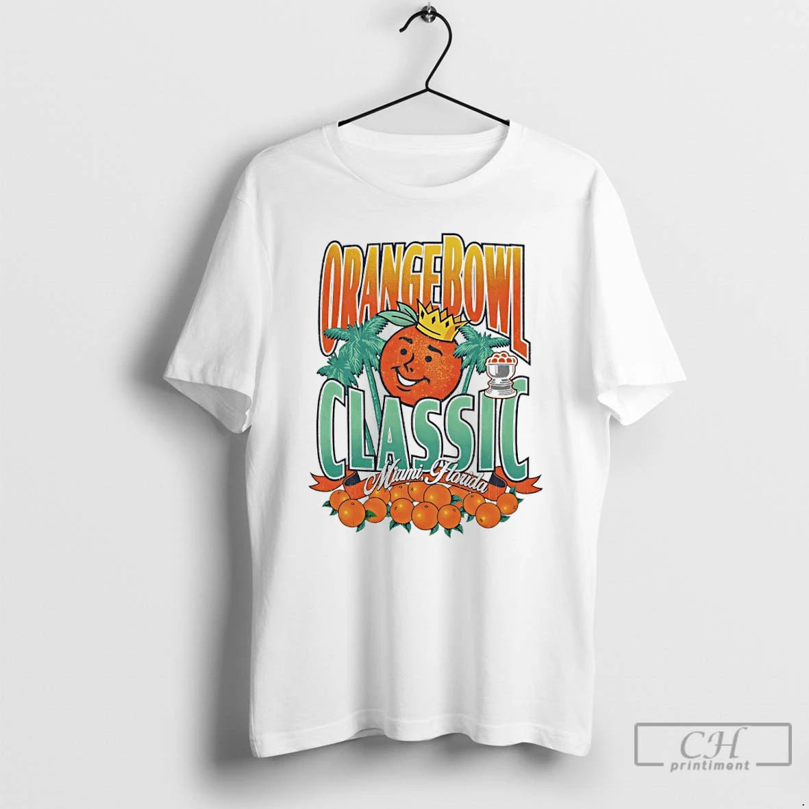 Classic Miami Floria Orange Bowl Graphic Retro