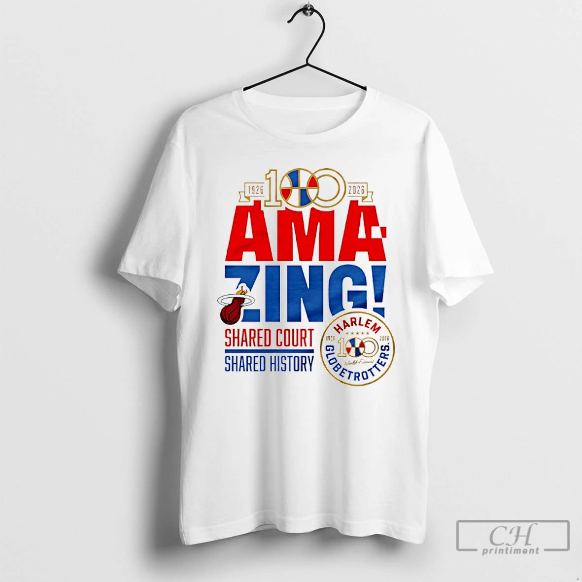 Classic Miami Heat X Harlem Globetrotters Amazing 100 Year 1926 2026