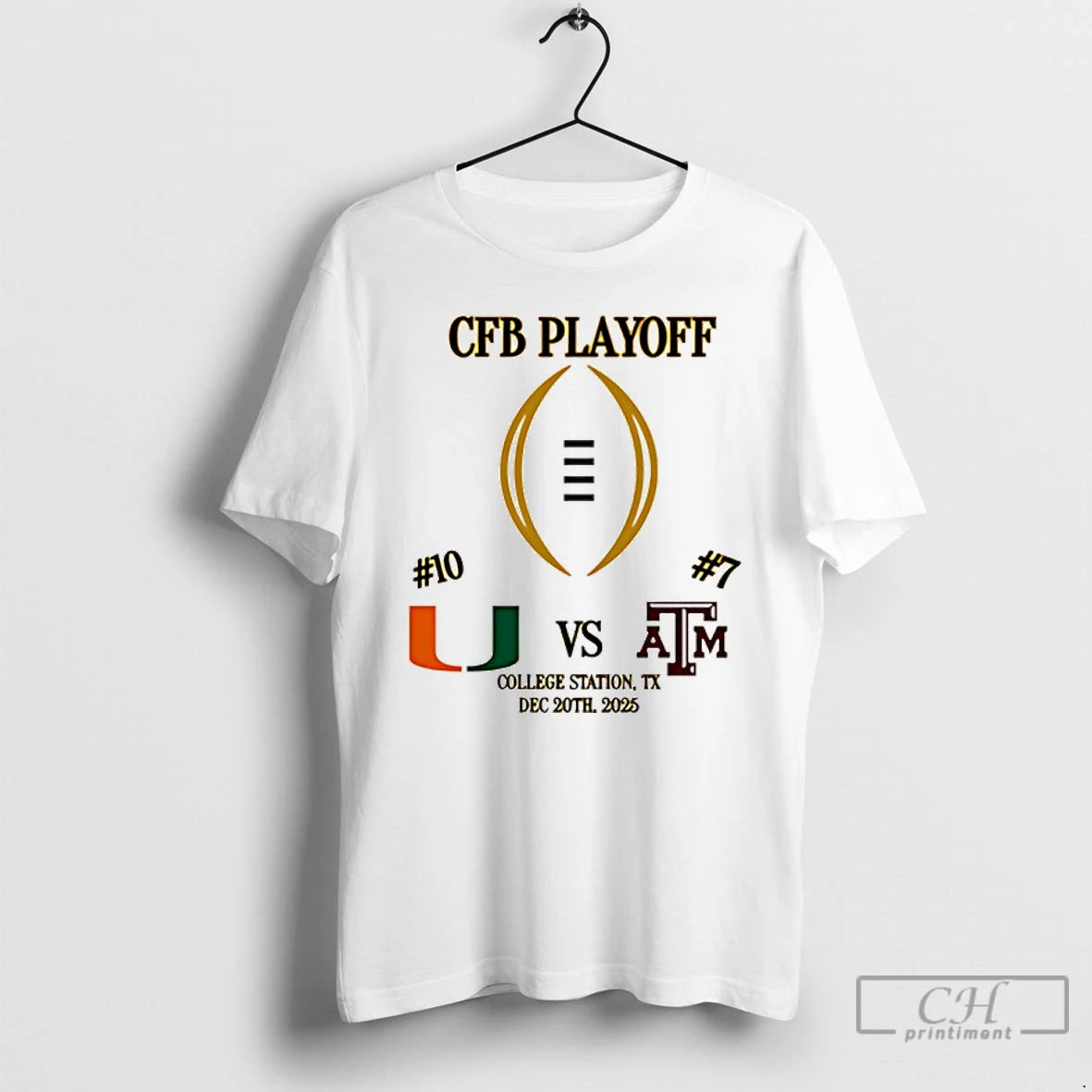 Classic Miami Vs Texas Am 2025 Cfp First Rd Playoff Game 2 T Shirts Sweater