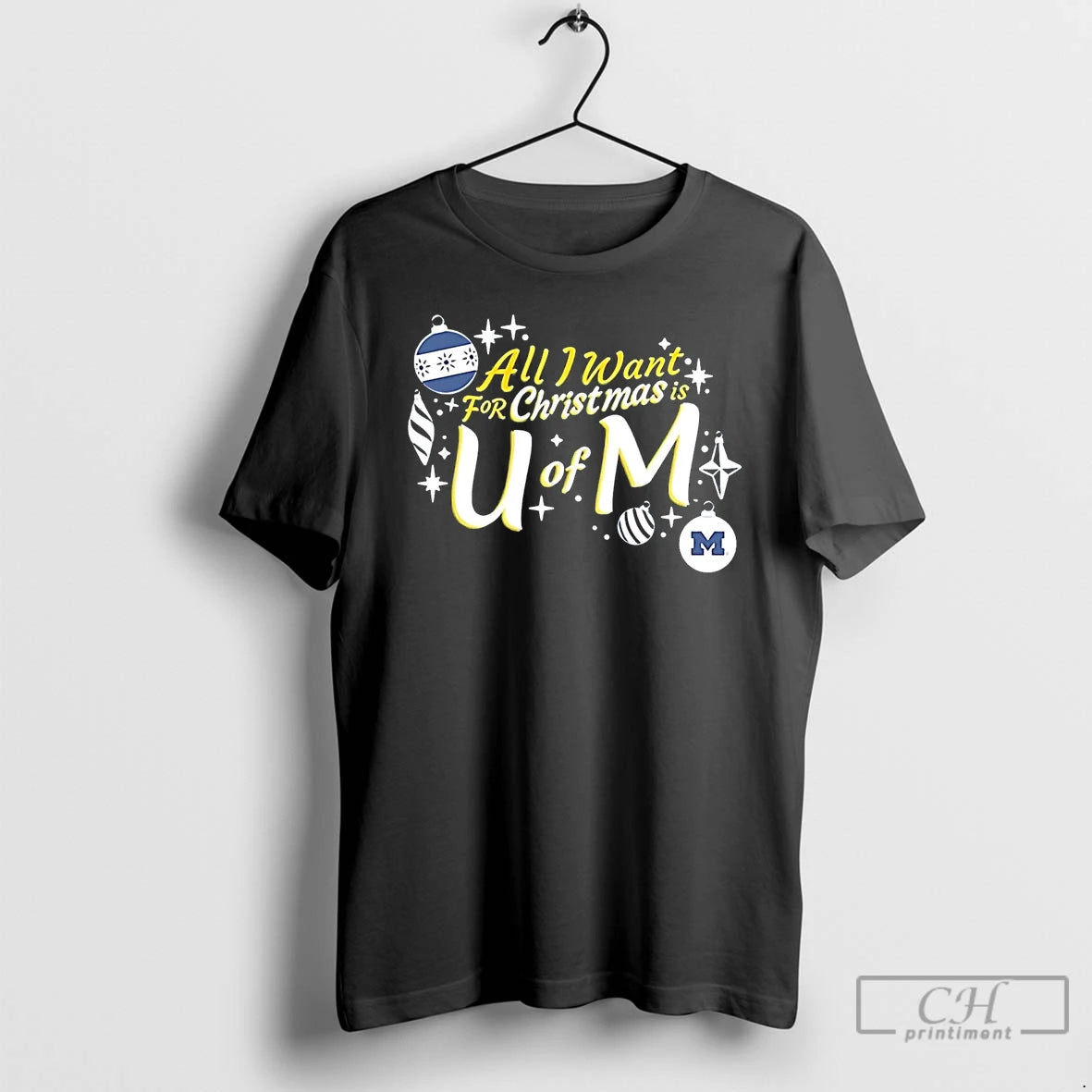 Classic Michigan Wolverines All I Want For Christmas Is U Of M T Shirts Sweater