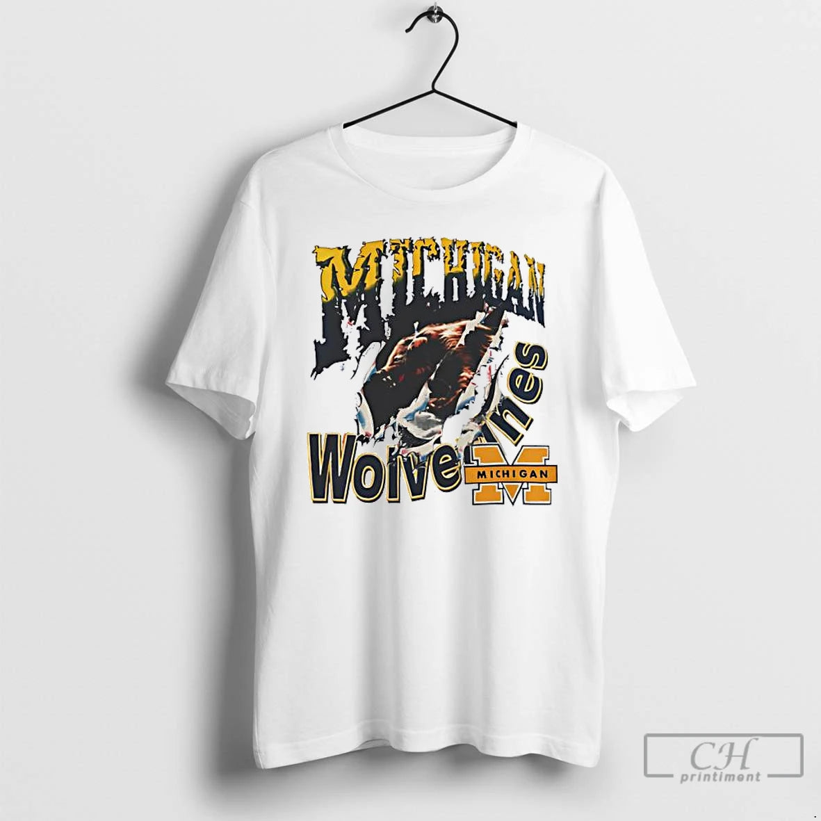 Classic Michigan Wolverines Team State Vintage