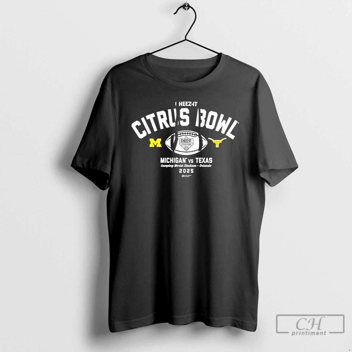 Classic Michigan Vs Texas Orlando 2025 Cheez It Citrus Bowl Game Camping World Stadium