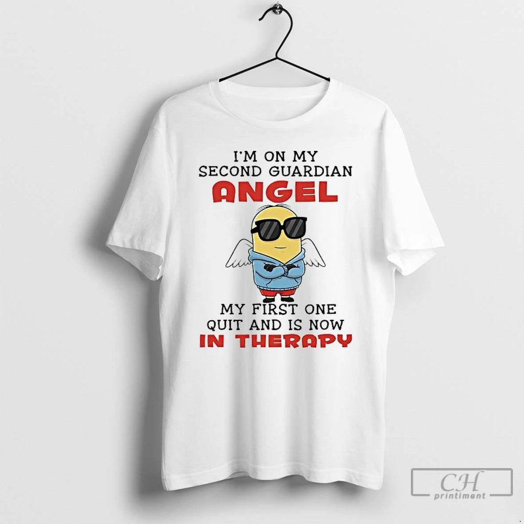 Classic Minion Im On My Second Guardian Angel My First One Quit Now In Therapy