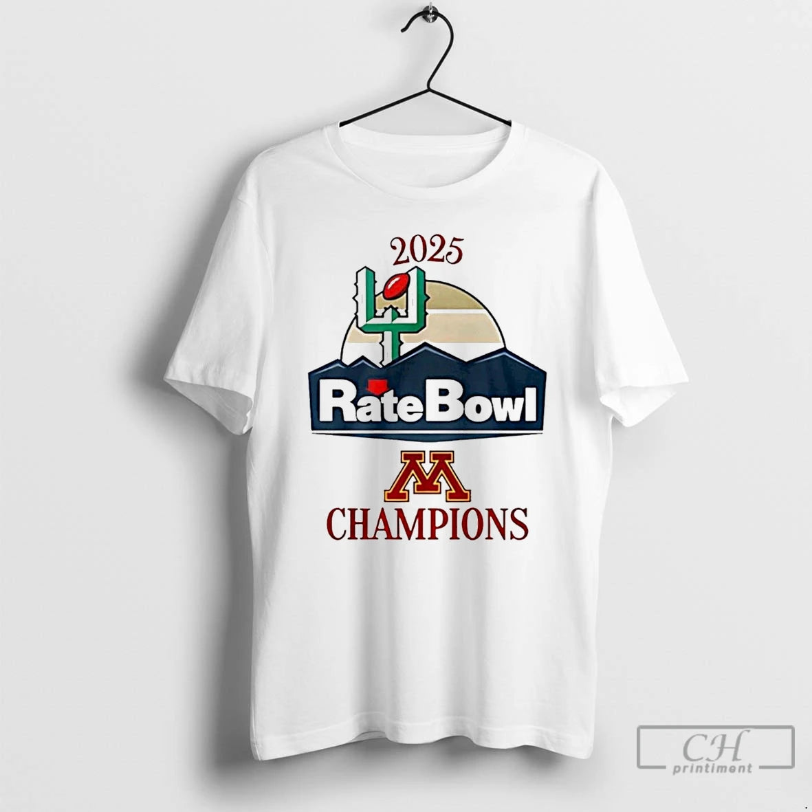 Classic Minnesota Golden Gophers 2025 Rate Bowl Champions
