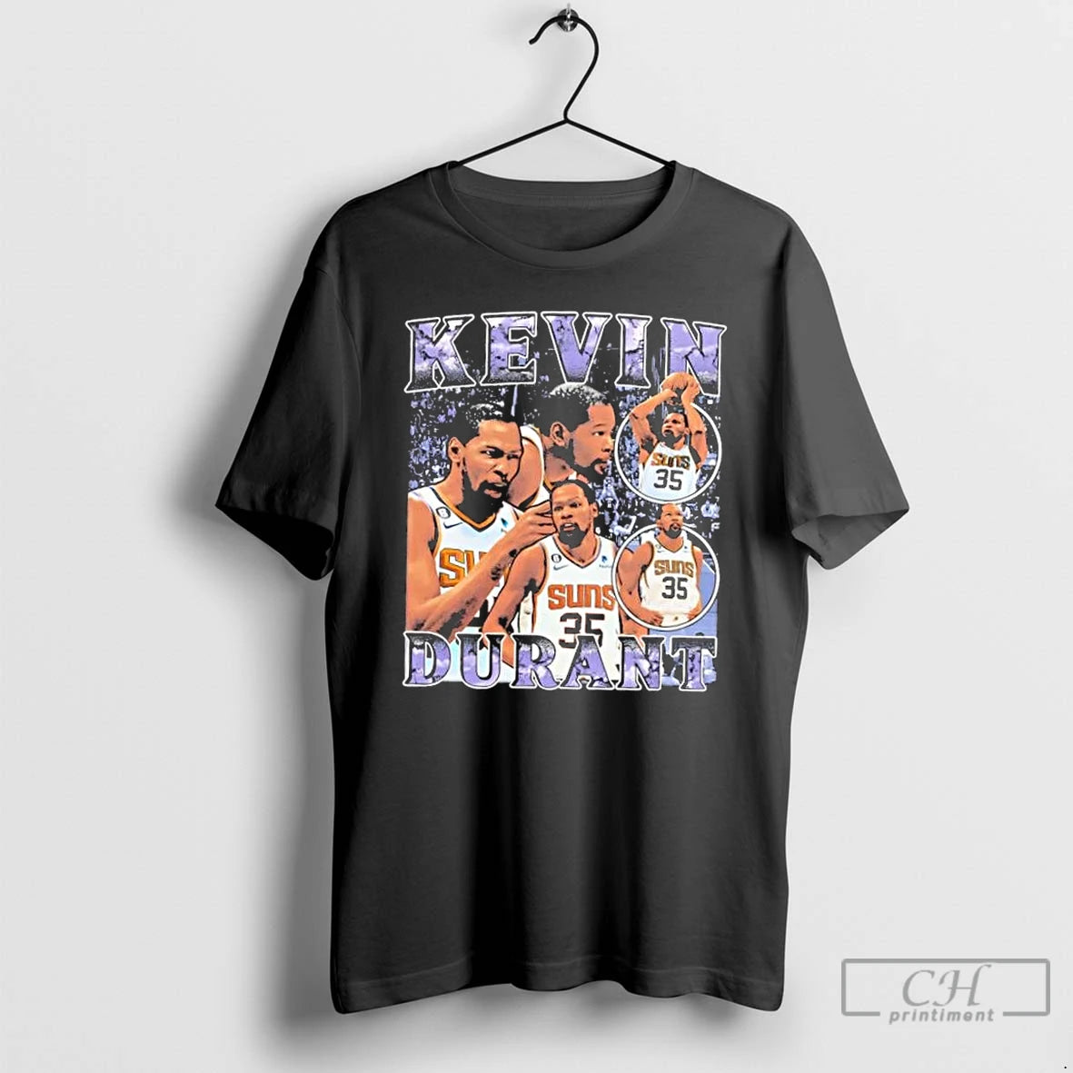 Classic Nba Phoenix Suns Kevin Durant Vintage Graphic