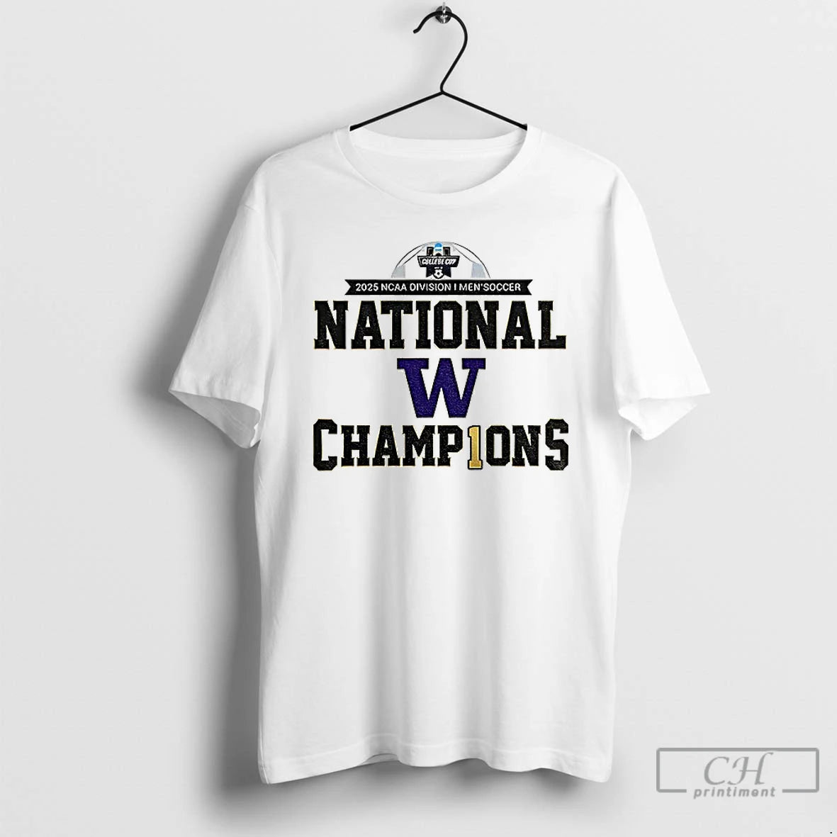 Classic Ncaa Division I Washington Huskies 2025 National Champions Logo