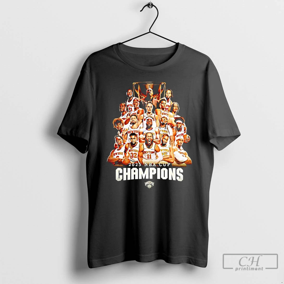 Classic Ny Knicks Emirates Nba Cup Champions 2025 Team Collage