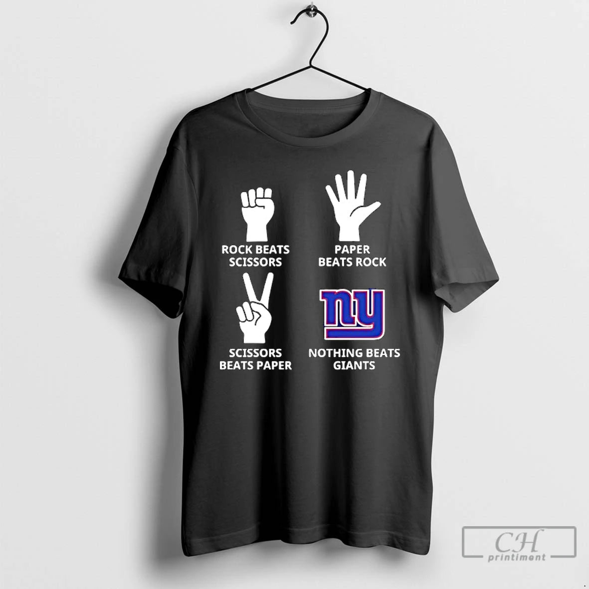 Classic New York Giants Nothing Beats Rock Beats Scissors Paper Beats Rock Scissors Beats Paper