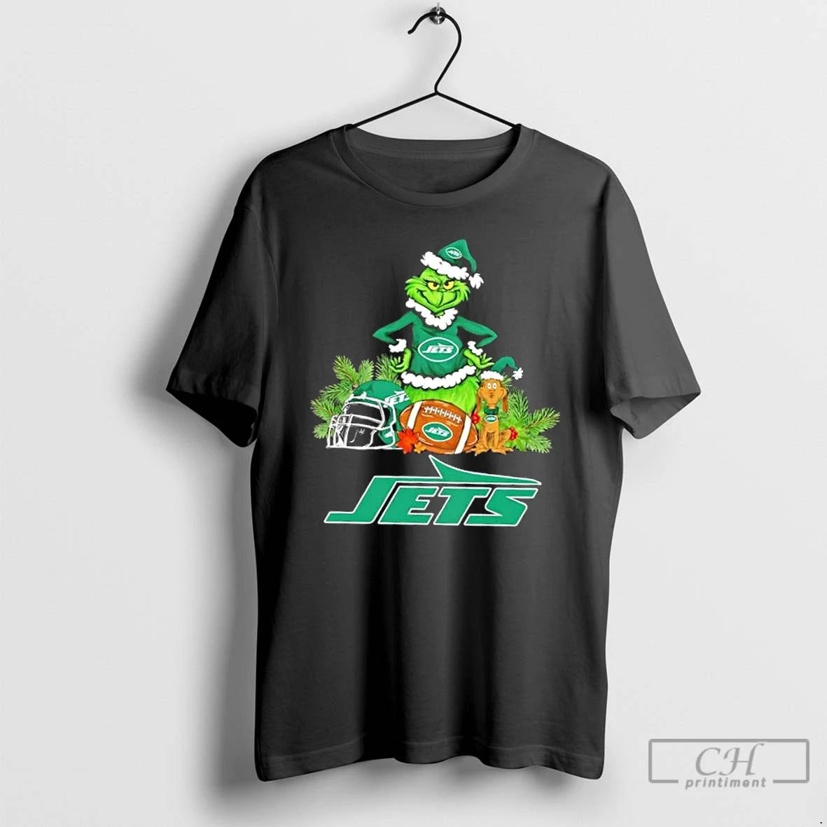 Classic New York Jets Football X Grinch And Max Dog Merry Christmas T Shirts Sweater